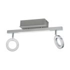 Chromen moderne plafondspot, Madelinde, aluminium, 3w 3000K (warm wit) LED