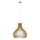 Landelijke hanglamp hout, Betsy