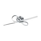 Chromen design plafonniere, Tinus, aluminium, 10w 3000K (warm wit) LED