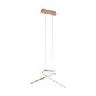 Roze design hanglamp kunststof, Josef, 11W, 3000K LED