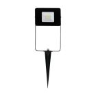 Zwarte moderne prikspot aluminium, Joey, IP65, met schakelaar