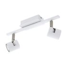 Witte plafondspot Yordi, aluminium