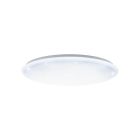 Witte plafonnière staal, Patryk, 60W, white switch LED