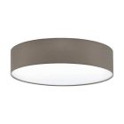Taupe moderne plafondlamp metaal, Abano