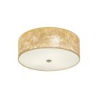 Stalen plafondlamp Megan beige