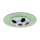 Glazen plafondlamp Melati groen