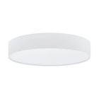 Witte moderne plafondlamp, Sila, 40W, warm tot koud wit verstelbare LED, met afstandsbediening