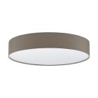 Taupe moderne plafondlamp, Sila, 40W, warm tot koud wit verstelbare LED, met afstandsbediening