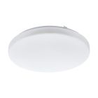 Witte plafonniere Eloise, staal, 17w 3000K (warm wit) LED
