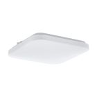Witte plafonniere Eloise, staal, 11w 3000K (warm wit) LED