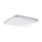 Witte plafonniere Eloise, staal, 17w 3000K (warm wit) LED