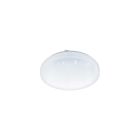 Witte plafonniere Eloise, staal, 11w 3000K (warm wit) LED