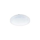 Witte plafonniere Eloise, staal, 17w 3000K (warm wit) LED