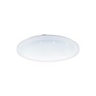 Witte plafonniere Eloise, staal, 33w 3000K (warm wit) LED