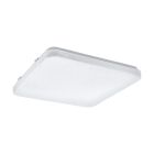 Witte plafonniere Eloise, staal, 11w 3000K (warm wit) LED