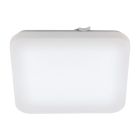 Witte plafondlamp kunststof, Eloise, 17W, 3000K LED, IP44