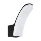 Zwarte moderne buitenlamp, Oskar, aluminium, 11w 3000K (warm wit) LED