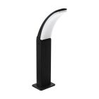 Zwarte moderne buitenlamp, Oskar, aluminium, 11w 3000K (warm wit) LED