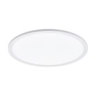 Witte plafonniere Ericus, aluminium, met verstelbare lichtkleur