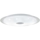 Witte moderne plafonniere, Jouri, staal, met verstelbare lichtkleur