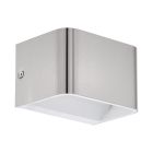 Nikkelen wandlamp Tjalle, aluminium, 6w 3000K (warm wit) LED