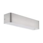 Nikkelen wandlamp Tjalle, aluminium, 12w 3000K (warm wit) LED