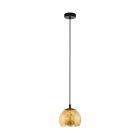 Gouden design hanglamp glas, Gaston