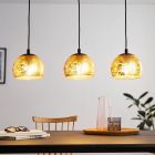Gouden design hanglamp glas, Gaston