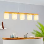 Moderne hanglamp hout, Magali