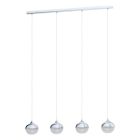 Chromen hanglamp staal, Evelyn
