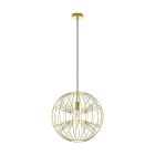 Gele industriële hanglamp staal, Josiah