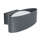 Antraciete moderne buitenlamp, Kawita, aluminium, 10w 3000K (warm wit) LED