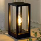 Zwarte moderne buitenlamp, Laszlo, aluminium, IP54