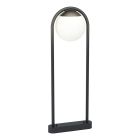 Zwarte moderne buitenlamp, Lynne, staal, IP44
