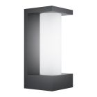 Zwarte moderne buitenlamp, Lilianne, aluminium, 6w 3000K (warm wit) LED