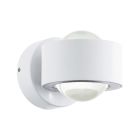 Witte moderne buitenlamp aluminium, Lyn, 2W, 3000K LED, IP44