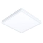 Witte smart plafondlamp kunststof, Geraldo, 19,5W, warm tot koud wit verstelbare LED, IP44