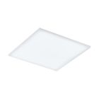 Witte plafonniere Yannick, staal, 33w 4000K (wit) LED