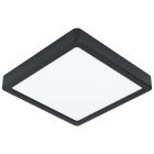 Zwarte plafondlamp Pascale, staal, 16w 4000K (wit) LED