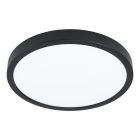 Zwarte badkamer plafondlamp Pascale, staal, 20w 3000K (warm wit) LED