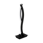 Zwarte moderne tafellamp aluminium, Arantxa, 10W, 3000K LED, met schakelaar