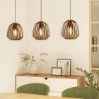 Bronzen industriële hanglamp staal, Adie