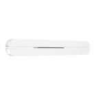 Witte moderne wandlamp rvs, Vidya, 12W, warm tot koud wit verstelbare LED, IP44