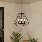 Zwarte industriële hanglamp aluminium, Kwok