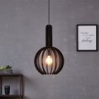 Houten hanglamp zwart, Kenney