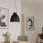 Zwarte industriële hanglamp aluminium, Thijs