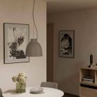 Taupe industriële hanglamp aluminium, Thijs