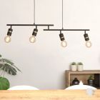 Zwarte hanglamp aluminium, Jelger