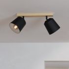 Houten wandspot bruin, Teddy