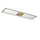 Zwarte moderne plafondlamp aluminium, Vinesh, 35W, warm tot koud wit verstelbare LED, 3-staps dimbaar